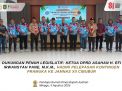 DUKUNGAN PENUH LEGISLATIF: KETUA DPRD ASAHAN H. EFI IRWANSYAH PANE, M.K.M. HADIRI PELEPASAN KONTINGEN PRAMUKA KE JAMNAS XII CIBUBUR
